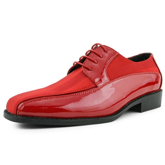 Boys Red Tag Lace Up 'Formal Shoes'